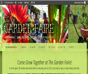 the garden faire web page