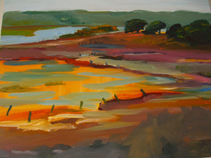 painting of Elkhorn Slough